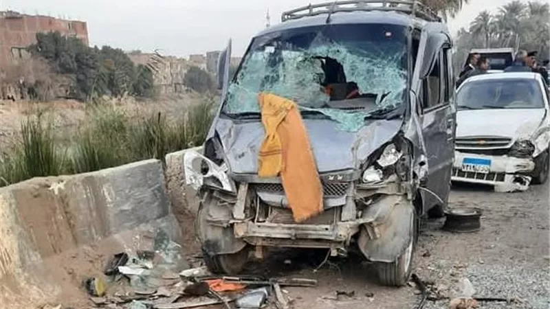 5 جثث و17 مصابا الحصيلة النهائية لحادث الطريق الزراعي بالمنيا 