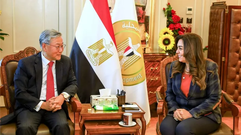 وزيرة التنمية: حريصون على توفير منح تدريبية للكوادر البشرية في كوريا الجنوبية 
