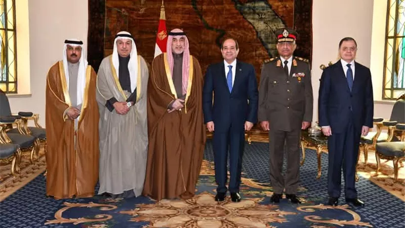 الرئيس السيسى يعرب عن تقديره للمواقف الكويتية الداعمة للقضية الفلسطينية