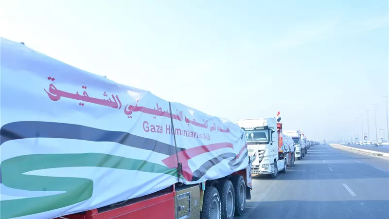 التموين: أرسلنا 1200 طن مساعدات إلى قطاع غزة