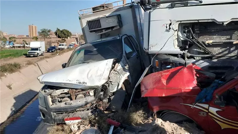  9 ضحايا والتحفظ على كاميرات المراقبة.. تطورات حادث سمالوط (صور)