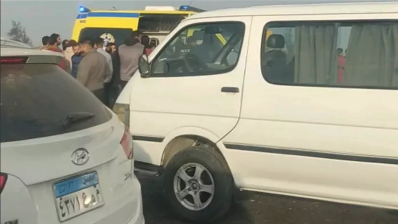 أسماء المصابين في حادث الطريق الإقليمي بالمنوفية