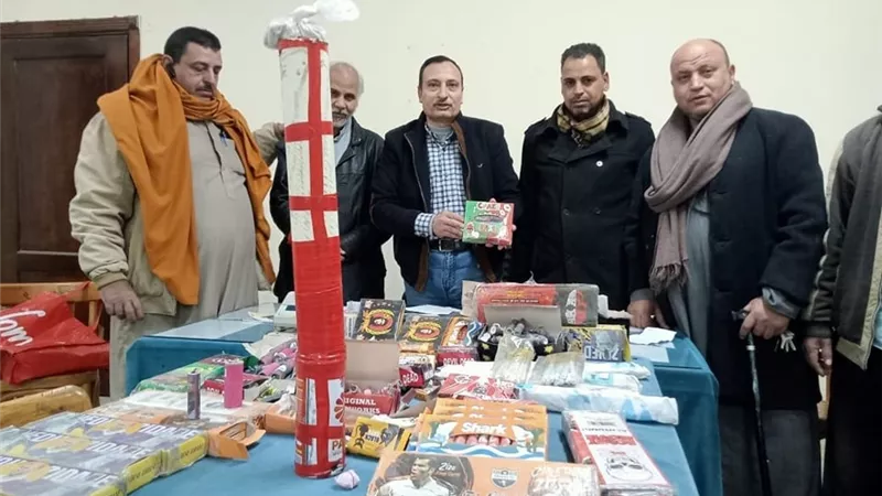 الأمن يضبط 213 ألف قطعة ألعاب نارية في حملة موسعة بـ4 محافظات