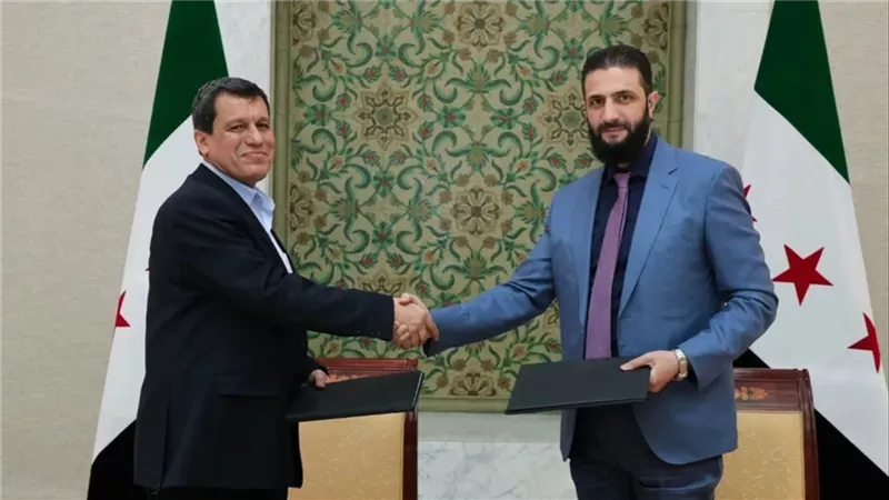اتفاق تاريخي في سوريا.. تفاصيل دمج قوات قسد في مؤسسات الدولة