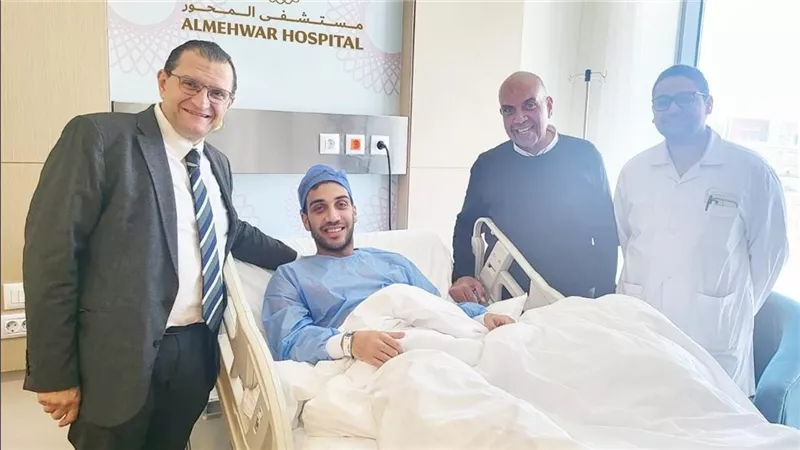 يوسف حسن يعود إلى تدريبات غزل المحلة بعد جراحة أكيليس