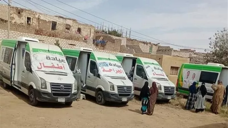 شمال سيناء: الكشف على 206 مواطنين خلال قافلة طبية بمركز الحسنة 