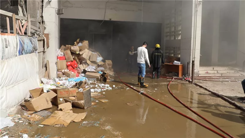 السيطرة على حريق بأحد المخازن في رمسيس 