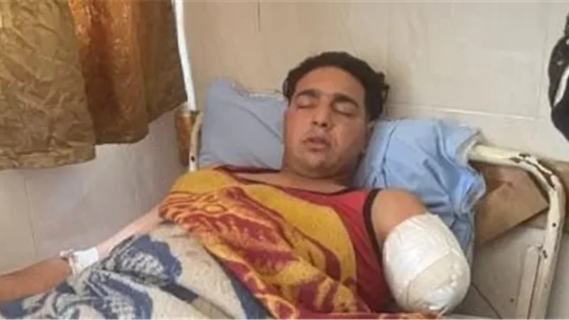 بعد هجوم الأسد عليه.. بتر ذراع مساعد مدرب الأسود بسيرك طنطا 