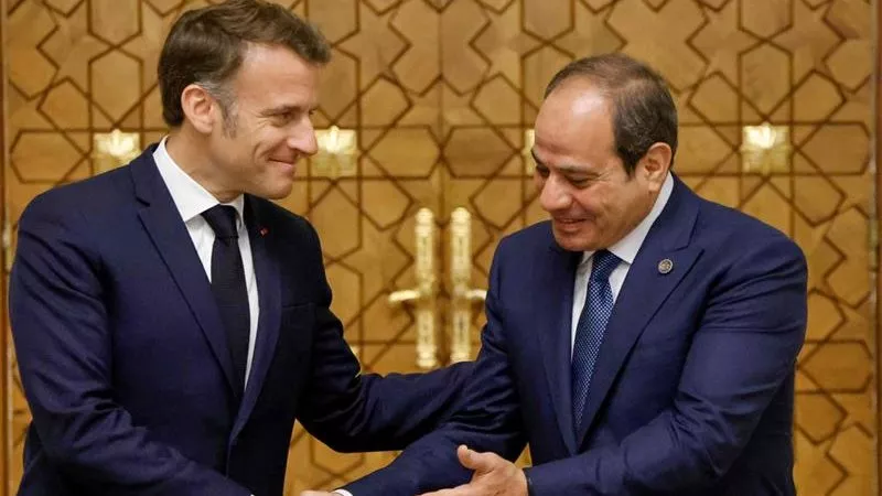 توافق مصري فرنسي بشأن غزة ومسار السلام 