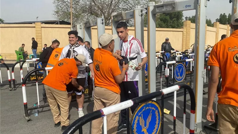 الأمن ينهي استعداداته لتأمين مباراة الزمالك وحرس الحدود الليلة