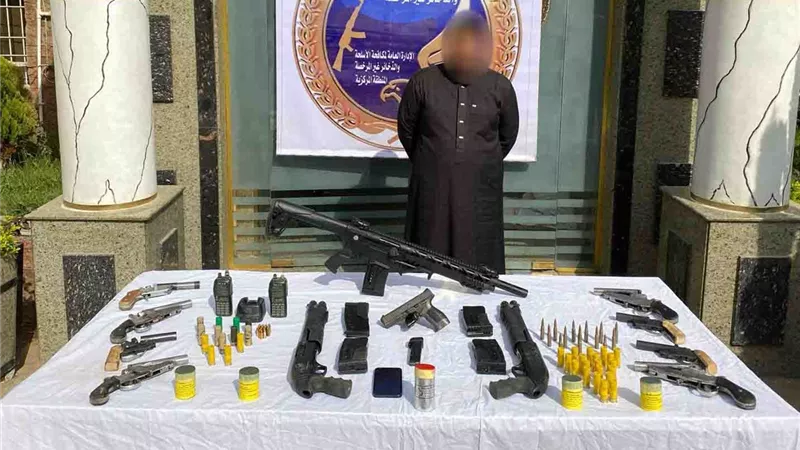 ضبط 2500 قرص مخدر و15 متهمًا بالأسلحة النارية في حملة أمنية بالجيزة