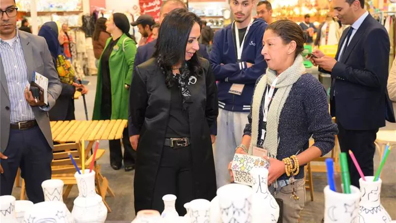 وزراء التضامن والزراعة والتنمية المحلية يفتتحون معرض ديارنا للحرف اليدوية
