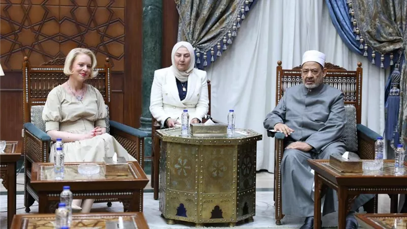 شيخ الأزهر ورئيسة البرلمان السلوفيني يتفقان على تحرك دولي لوقف العدوان الصهيوني