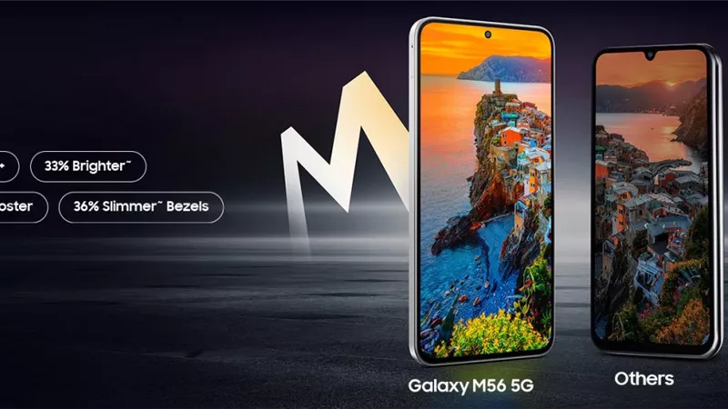 سامسونج تكشف عن Galaxy M56 أنحف هواتف الفئة المتوسطة