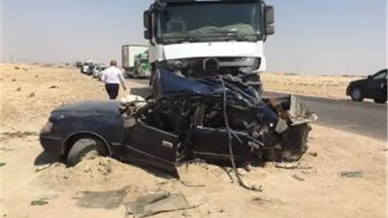 صرف التعويضات اللازمة لأسر ضحايا حادث السير المروع بالمنيا 