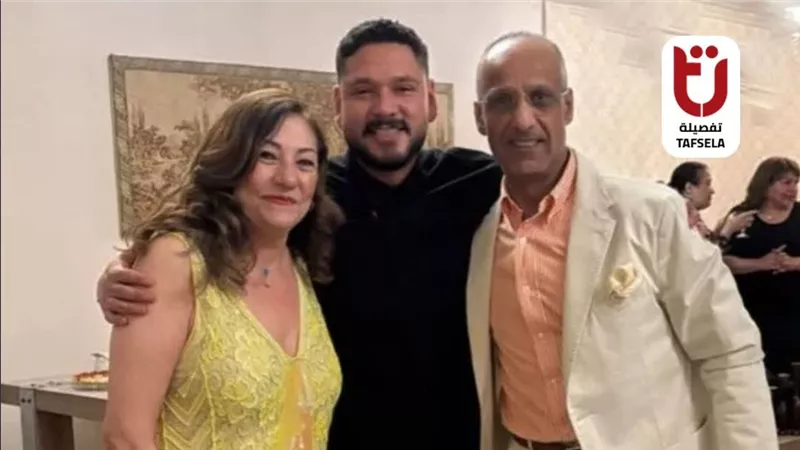 ابن شقيق إلهام شاهين يحتفل بزواج والدته أمل الصيفي.. كم سنها؟