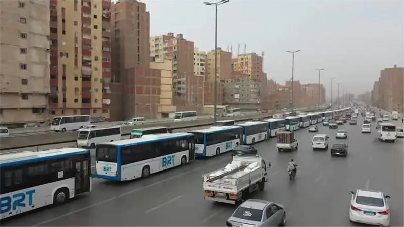 الميكروباص ممنوع.. أسعار تذاكر الأتوبيس الترددي BRT على الدائري