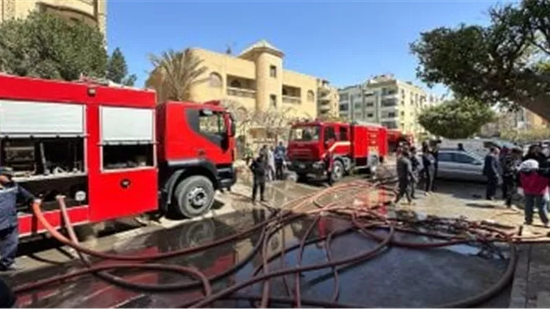 إخماد حريق بمصنع تطريز بمنطقة أبوشاهين بالمحلة دون خسائر بشرية