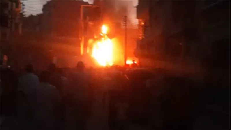 السيطرة على حريق بمحطة وقود ببني مزار المنيا