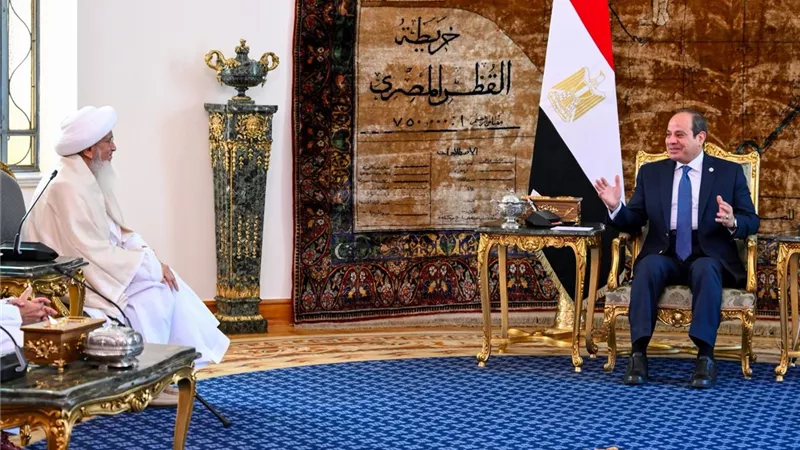 الرئيس السيسي يستقبل سُلطان 