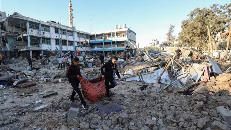 استشهاد 22 فلسطينيا في قصف إسرائيلي على وسط وشمال قطاع غزة