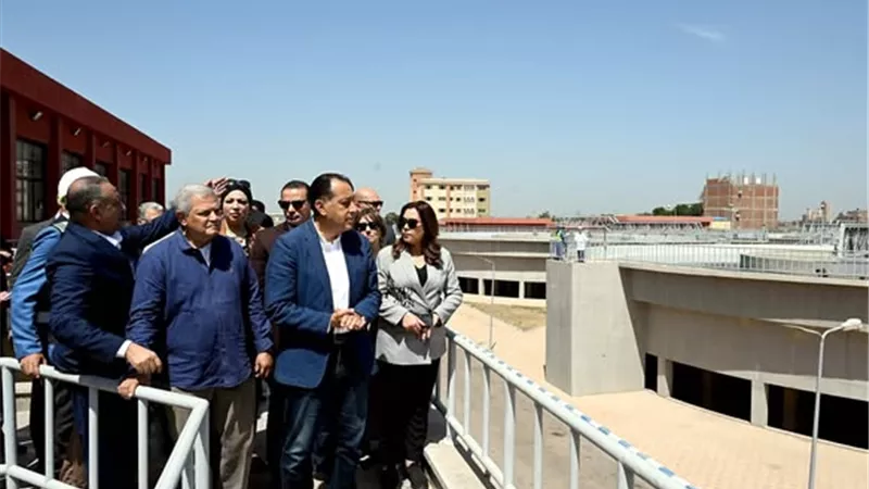 رئيس الوزراء يتفقد محطة المياه المرشحة الملاحية الجديدة بطنطا