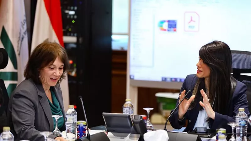 المشاط تبحث مع صندوق النقد إجراءات تمويل المرونة والاستدامة بقيمة 1.3 مليار دولار