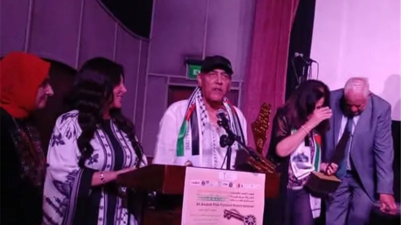 مهرجان العودة لإحياء ذكرى النكبة الفلسطينية يكرم نجوم الفن 