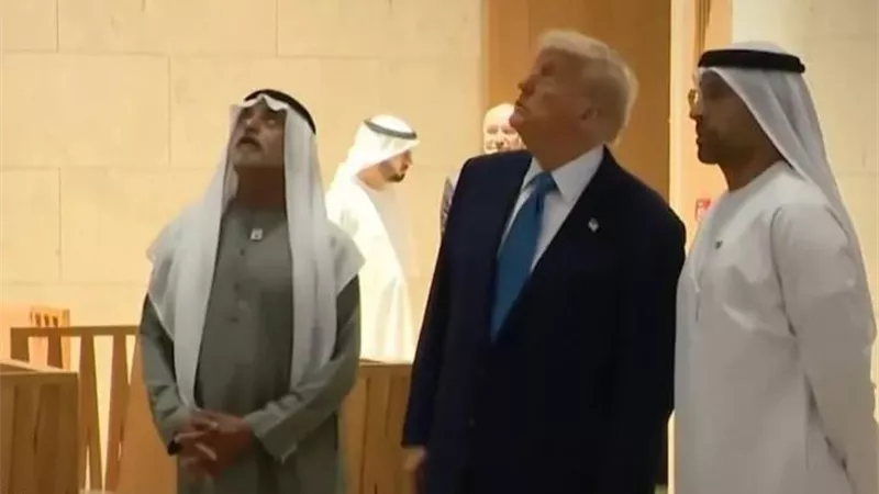 الرئيس الأمريكي يزور بيت العائلة الإبراهيمية في أبوظبي