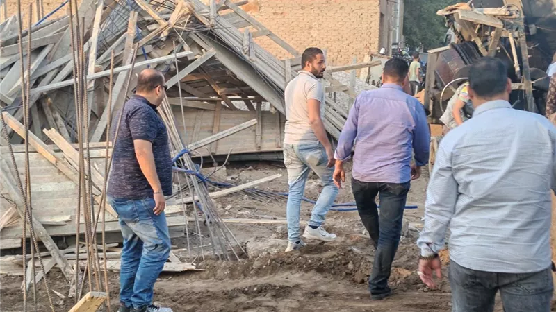 محافظة الجيزة تزيل تعديات بالبناء المخالف علي أملاك الدولة والأراضي الزراعية 