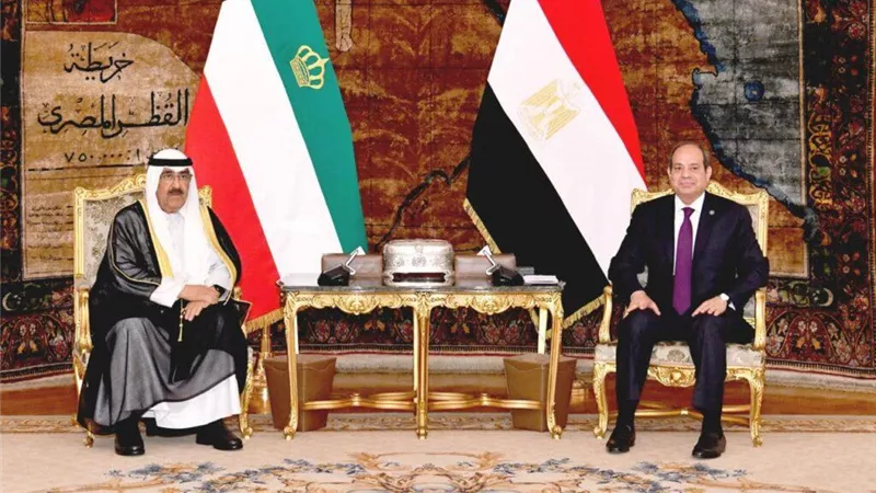 السيسي يدعو أمير الكويت لحضور افتتاح المتحف المصري الكبير