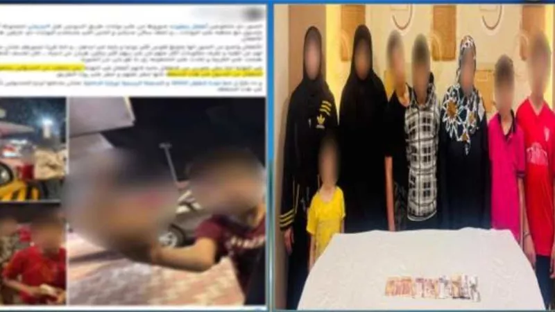 ضبط سيدة استغلت خمسة أطفال في التسول بمنطقة الشروق بالقاهرة
