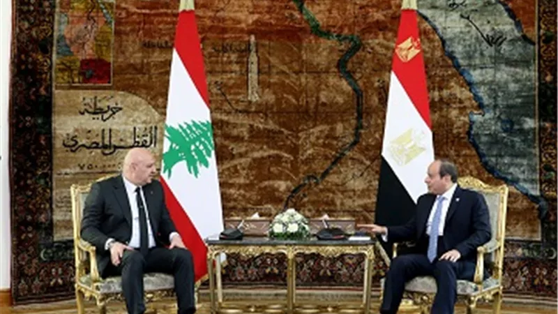 الرئيس السيسي: العلاقات المصرية اللبنانية ممتدة منذ أيام الفراعنة 