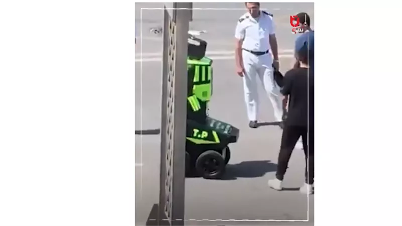 روبوت مرور في شوارع مصر.. ينظم الحركة ويرصد المخالفات أسرع من الرادار (فيديو)