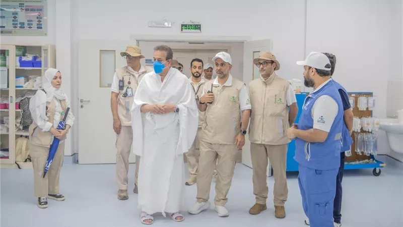 وزيرا الصحة المصري والسعودي يتابعان الحالة الصحية لحجاج بيت الله الحرام