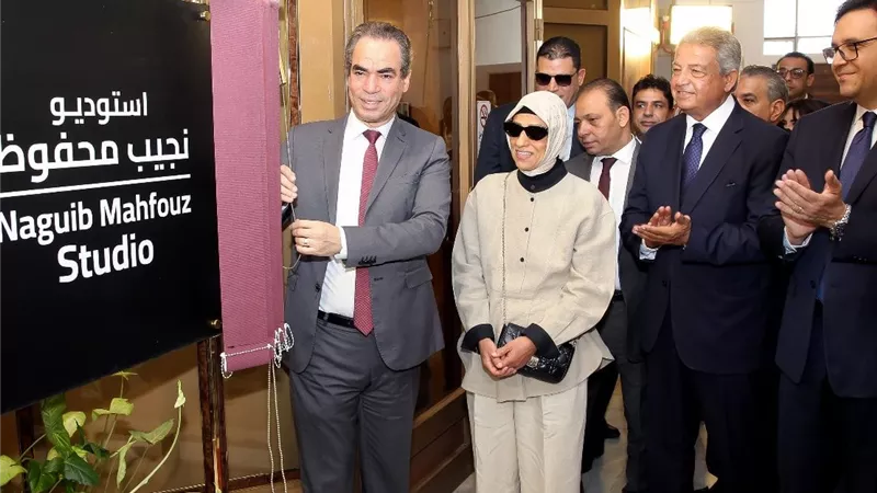  المسلماني: استديو نجيب محفوظ بماسبيرو سيكون نافذة حضارية جديدة للإعلام المصري