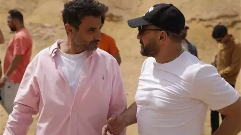 أحمد السقا وأحمد فهمي وجهاً لوجه في فيلم 