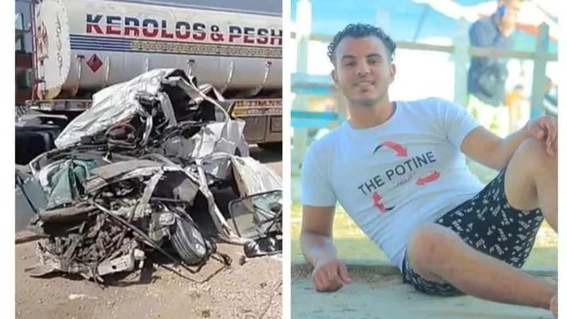  ننشر الصورة الأولي لسائق الميكروباص ضحية كارثة الطريق الإقليمي بالمنوفية