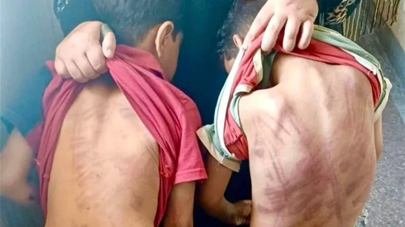 عنف أب يمزق براءة طفلين في حلوان.. والجيران أنقذوا الموقف