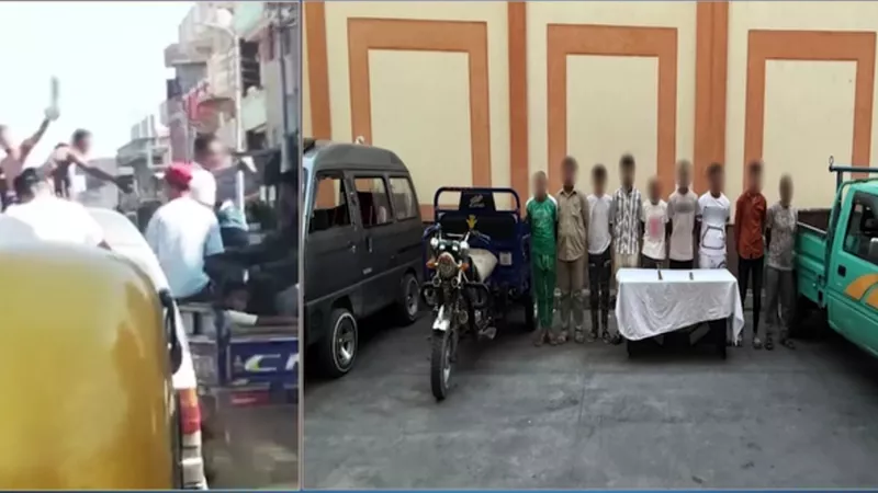 القبض على 9 أشخاص عطلوا حركة المرور واستعرضوا بأسلحة بيضاء خلال زفة في دمنهور