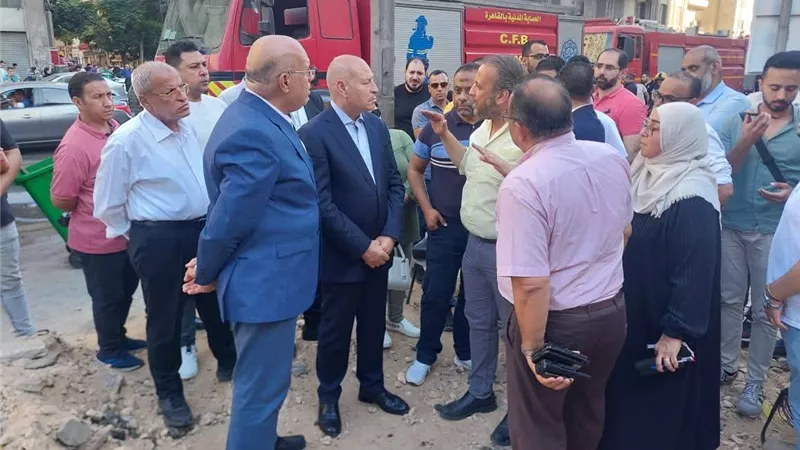 محافظ القاهرة يتابع أعمال إصلاح سنترال رمسيس ويوجه بتقديم الدعم الكامل للشركة المنفذة