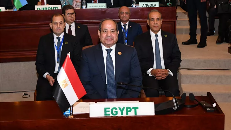 نص كلمة الرئيس السيسي خلال أعمال الدورة السابعة لاجتماع القمة التنسيقي لمنتصف العام للاتحاد الأفريقي