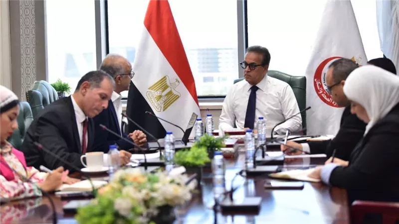 وزير الصحة يستقبل رئيس الجمعية العالمية لجراحات الجلوكوما لمناقشة سبل التعاون 