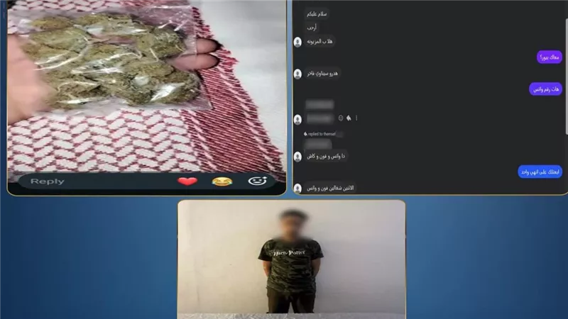 صفحة لترويج المخدرات عبر الإنترنت تكشف نشاط عاطل في القليوبية