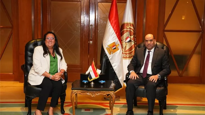 حسن رداد يلتقي رئيسة الوفد المغربي المشارك في مؤتمر العمل العربي