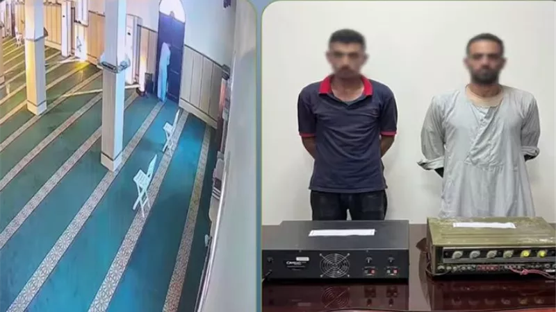 القبض على عاطل لسرقة وحدتي صوت من داخل مسجد بمطروح