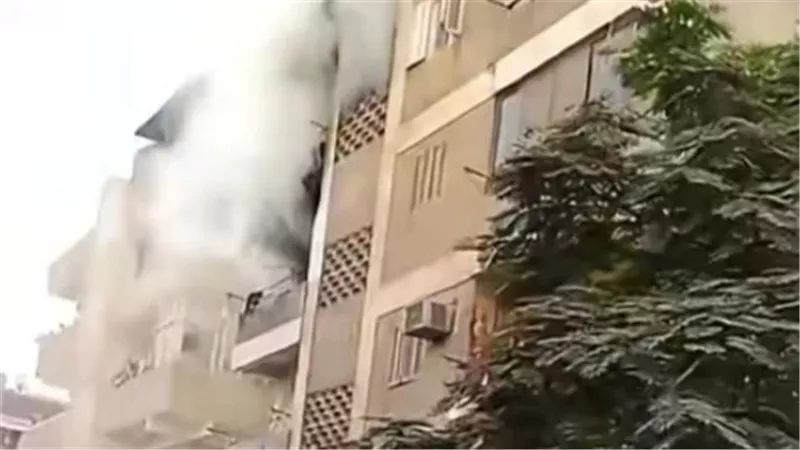 اندلاع حريق داخل شقة بمدينة الموظفين في حلوان.. والحماية المدنية تتدخل