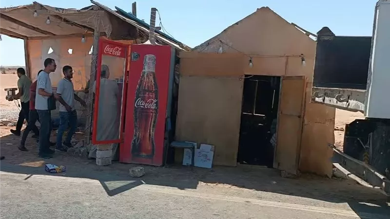 حملة مكبرة لإزالة الإشغالات بالطريق الصحراوي الغربي لقرية طوخ الخيل بالمنيا