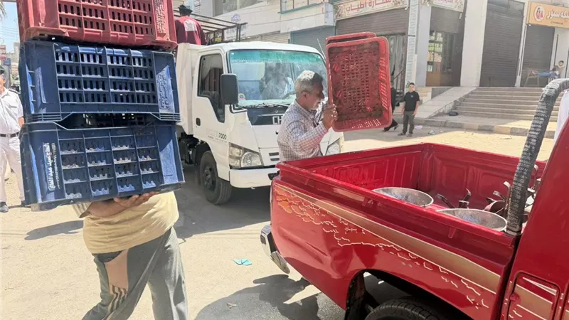 رفع الإشغالات ومصادرة 57 مضبوطات متنوعة في حملة مكبرة بسوهاج