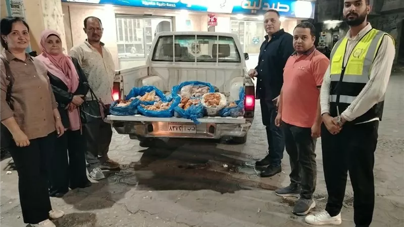 ضبط بقرة نافقة و100 كيلو دجاج فاسد قبل وصولها للمواطنين في الفيوم